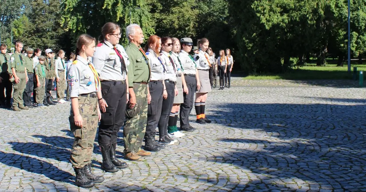 Start harcerski Hufca ZHP Sosnowiec